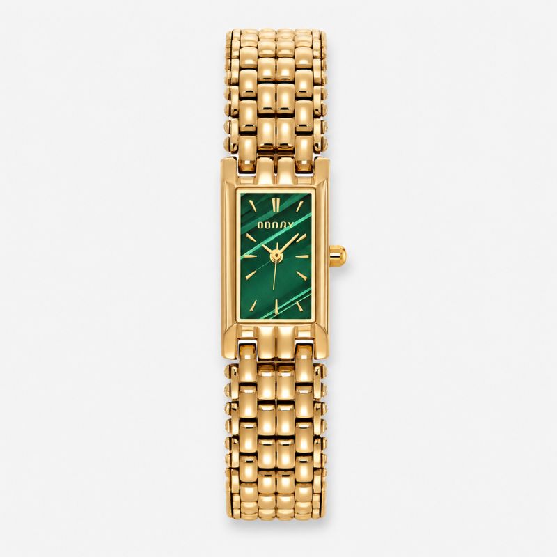 Vintage Gold Rectangular Bracelet Watch