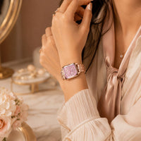 Crystal Rectangle Bracelet Watch