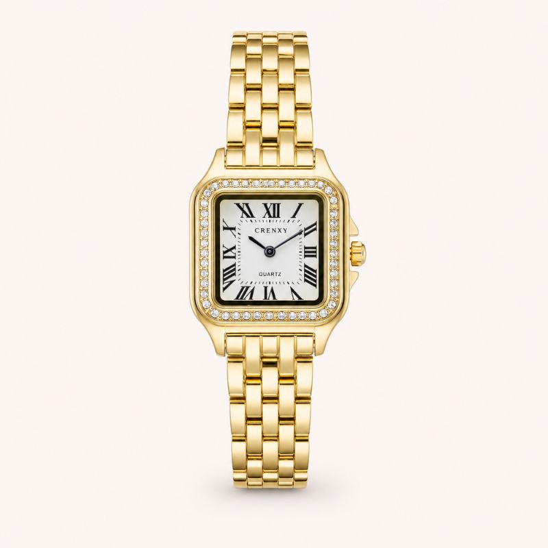 Square Crystal Bracelet Watch