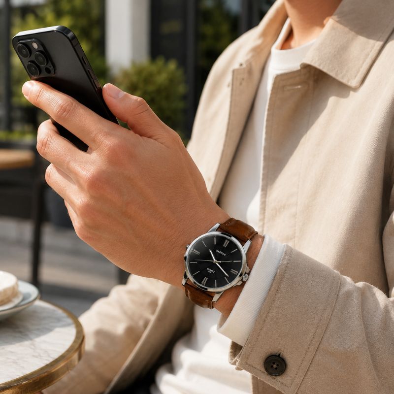 Classic Leather Quartz Watch