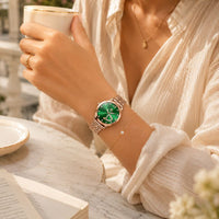 Crystal Heart Bracelet Watch