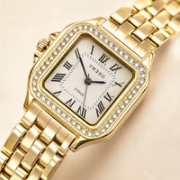 Square Crystal Bracelet Watch