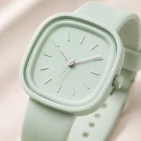 Pastel Square Silicone Watch