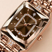 Crystal Rectangle Bracelet Watch
