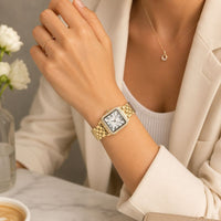 Square Crystal Bracelet Watch