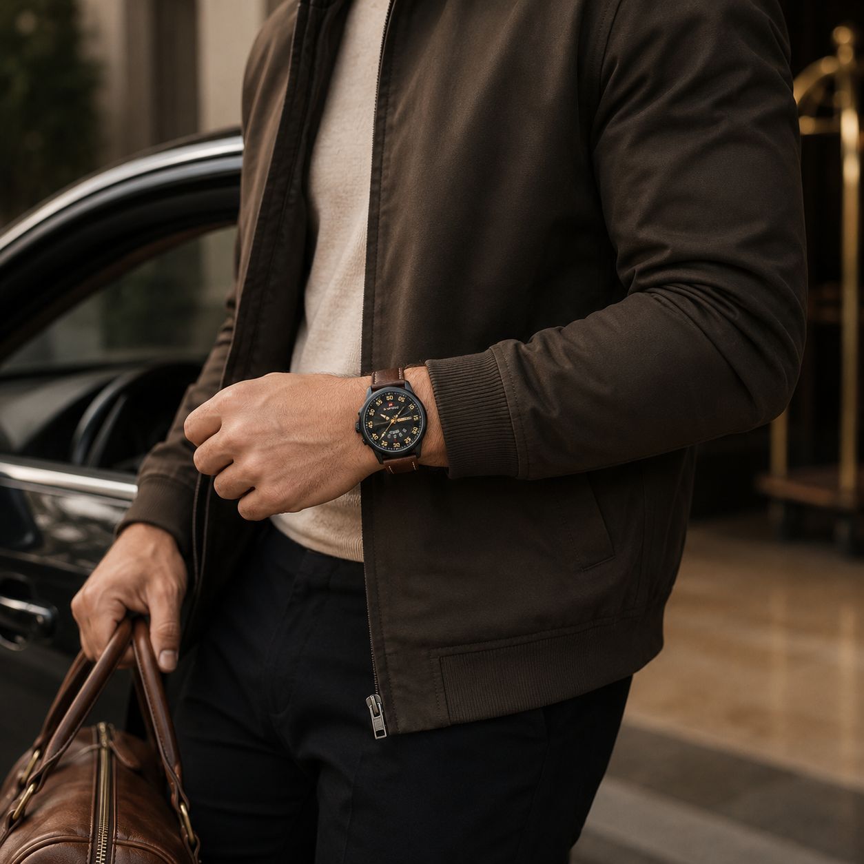 Quartz Leather Watch