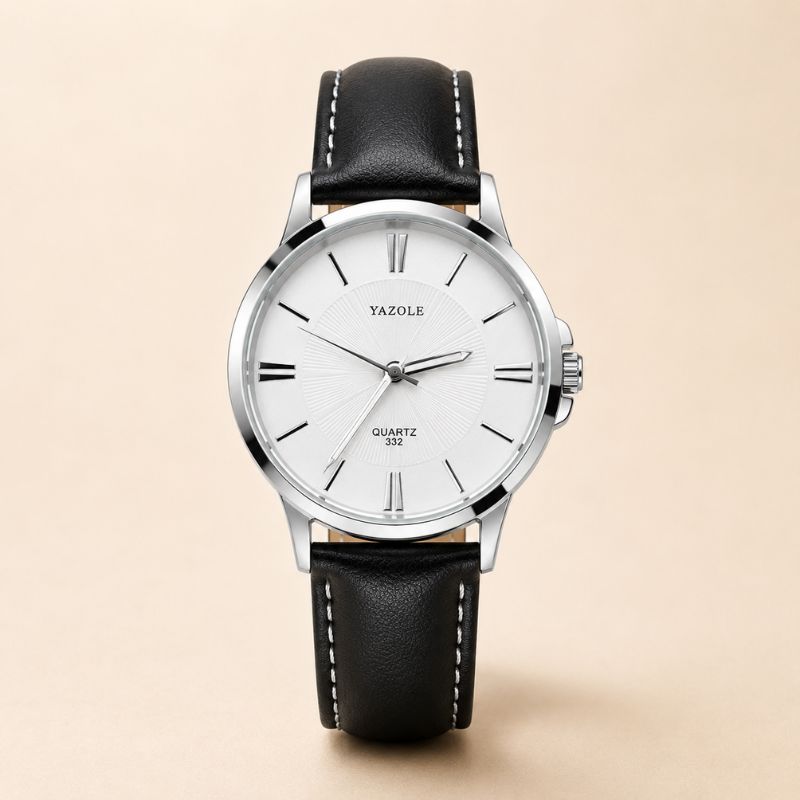 Classic Leather Quartz Watch