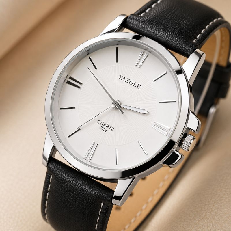 Classic Leather Quartz Watch