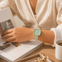 Pastel Square Silicone Watch