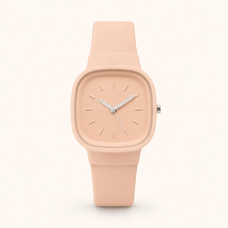 Pastel Square Silicone Watch