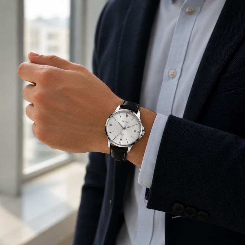 Classic Leather Quartz Watch