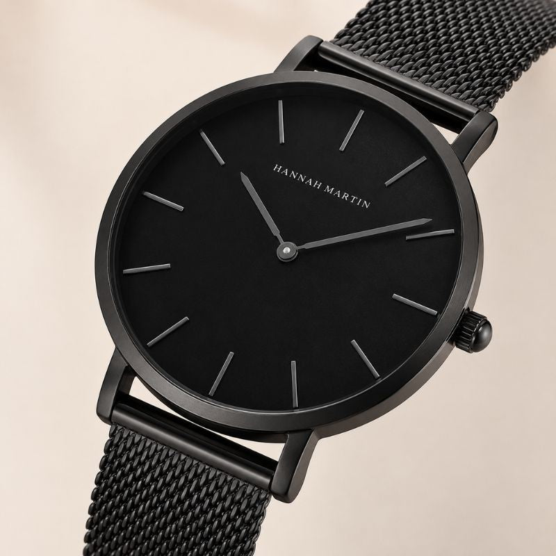 Minimalist Round Mesh Watch