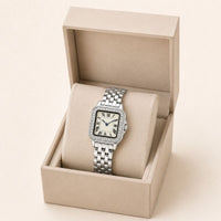 Square Crystal Bracelet Watch