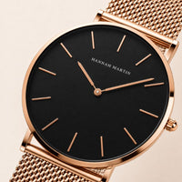 Minimalist Round Mesh Watch