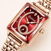 Artistic Rectangular Dial Bracelet Watch