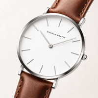 Classic Minimalist Leather Watch