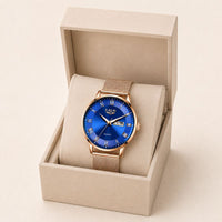Roman Numeral Mesh Strap Watch