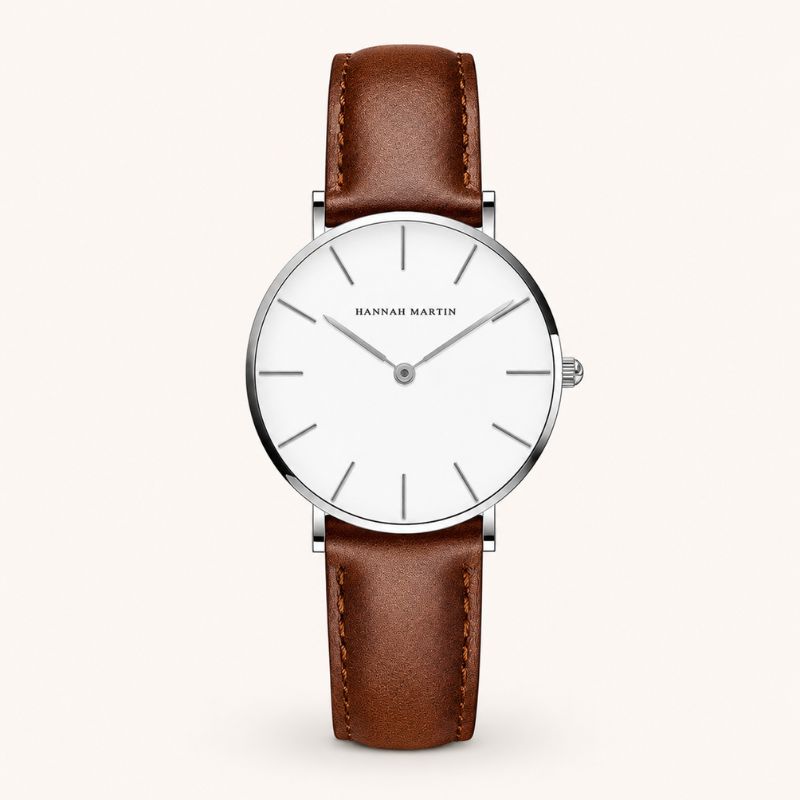 Classic Minimalist Leather Watch