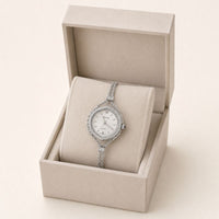 Dainty Double-Chain Quartz Watch
