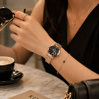 Crystal Heart Bracelet Watch