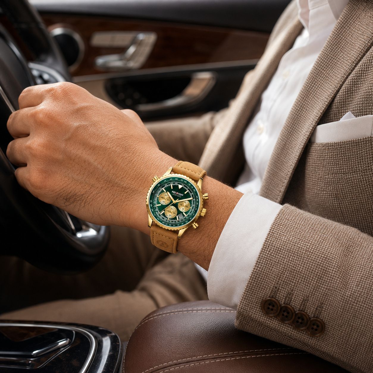 Exquisite Chronograph Watch