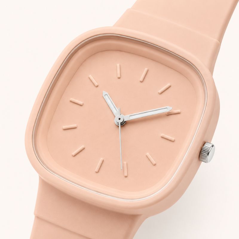 Pastel Square Silicone Watch