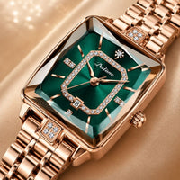 Crystal Rectangle Bracelet Watch