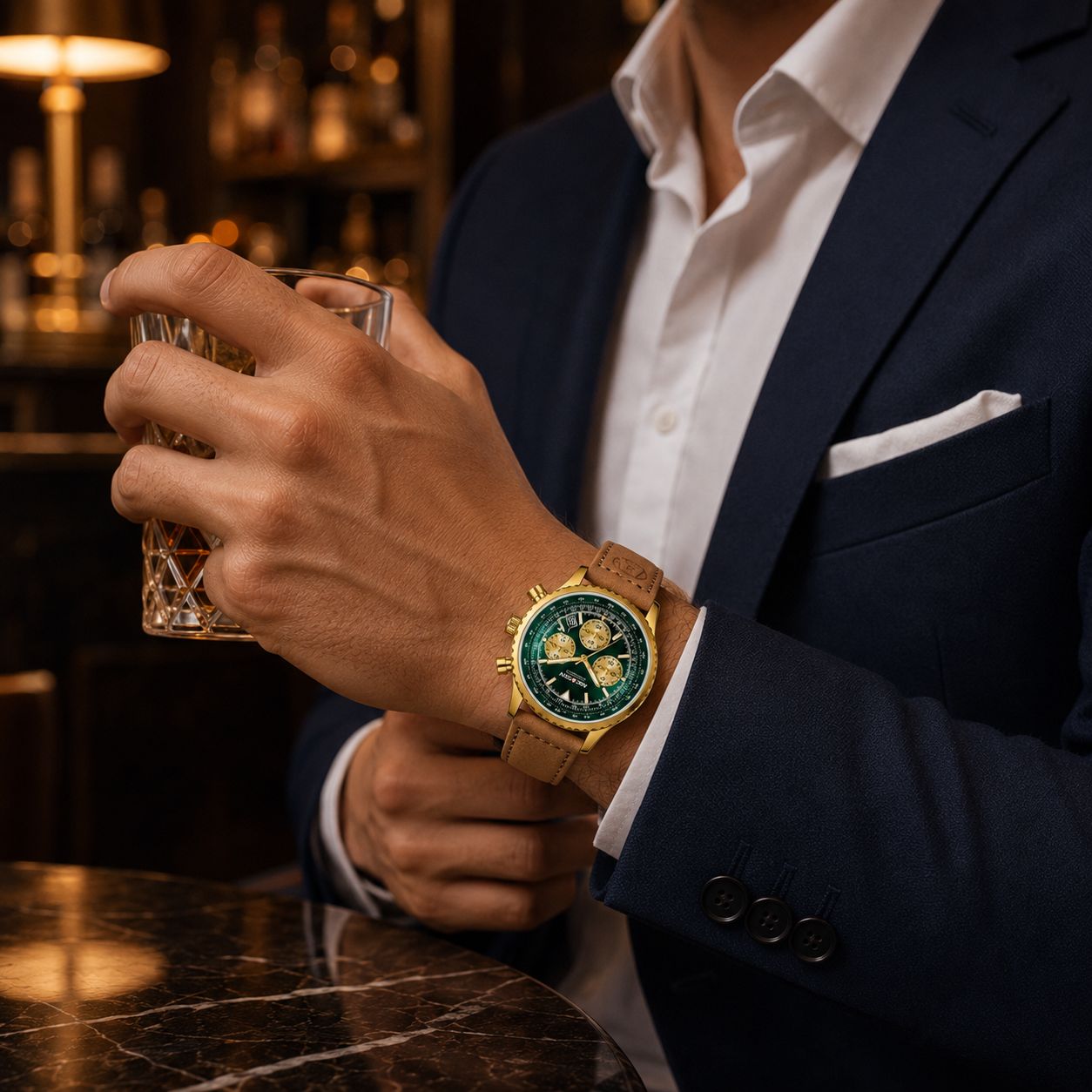 Exquisite Chronograph Watch