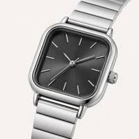 Square Dial Steel Bracelet Watch