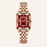 Crystal Rectangle Bracelet Watch