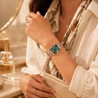 Crystal Rectangle Bracelet Watch