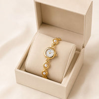 Pearl Accent Bracelet Watch