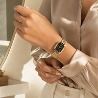 Crystal Women’s Watch with Emerald Dial