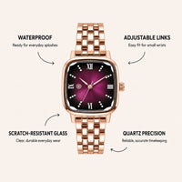 Crystal Dial Women’s Bracelet Watch