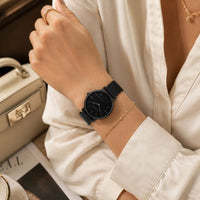 Minimalist Round Mesh Watch