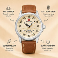 Quartz Leather Watch