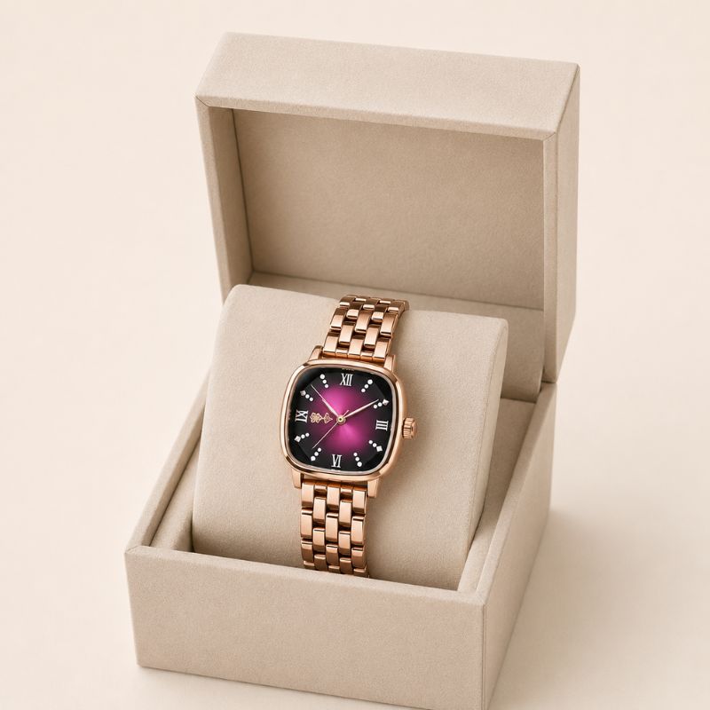 Crystal Dial Women’s Bracelet Watch