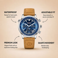 Exquisite Chronograph Watch