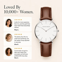 Classic Minimalist Leather Watch