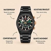Skeleton Chronograph Watch