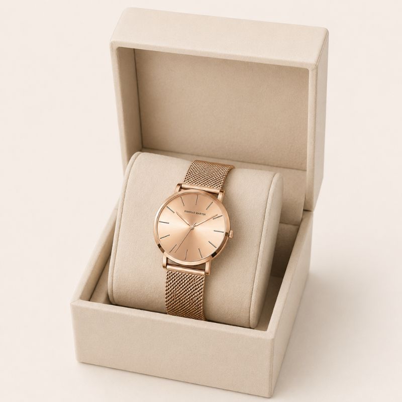 Rose Gold Dainty Bracelet Watch