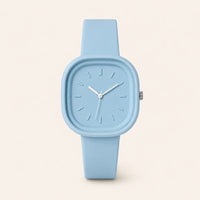 Pastel Square Silicone Watch