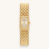 Vintage Gold Rectangular Bracelet Watch