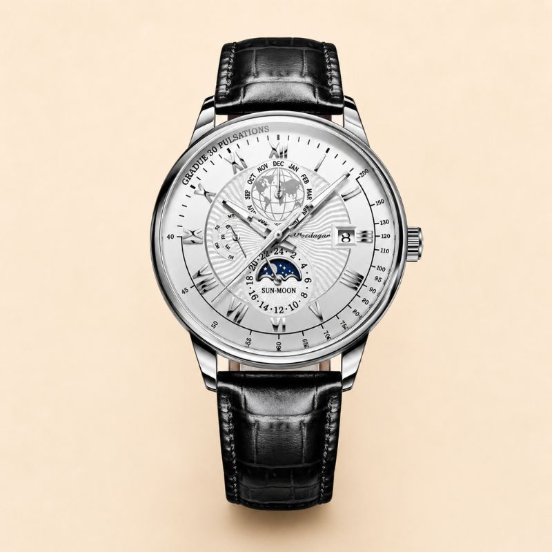 Classic Moonphase Quartz Watch