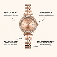 CrystalRosé Crystal Bracelet Watch