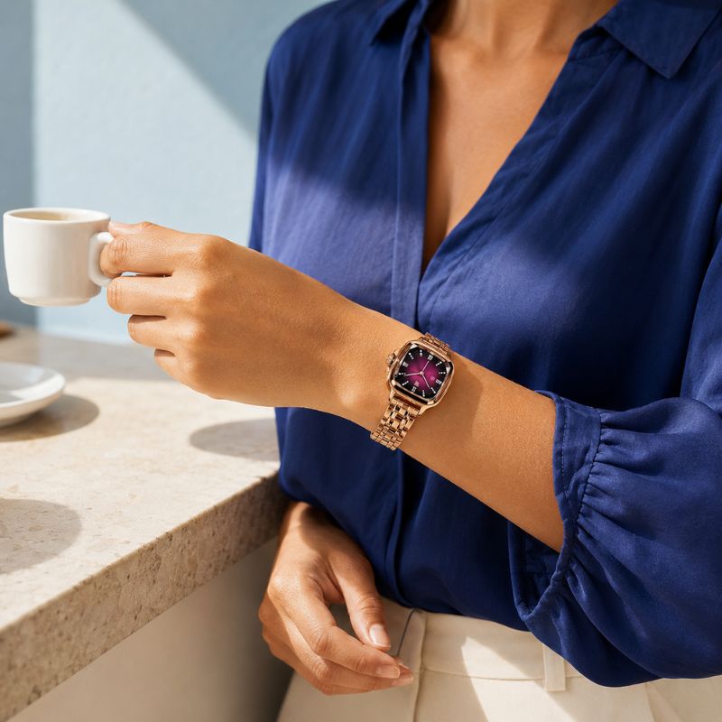 Crystal Dial Women’s Bracelet Watch