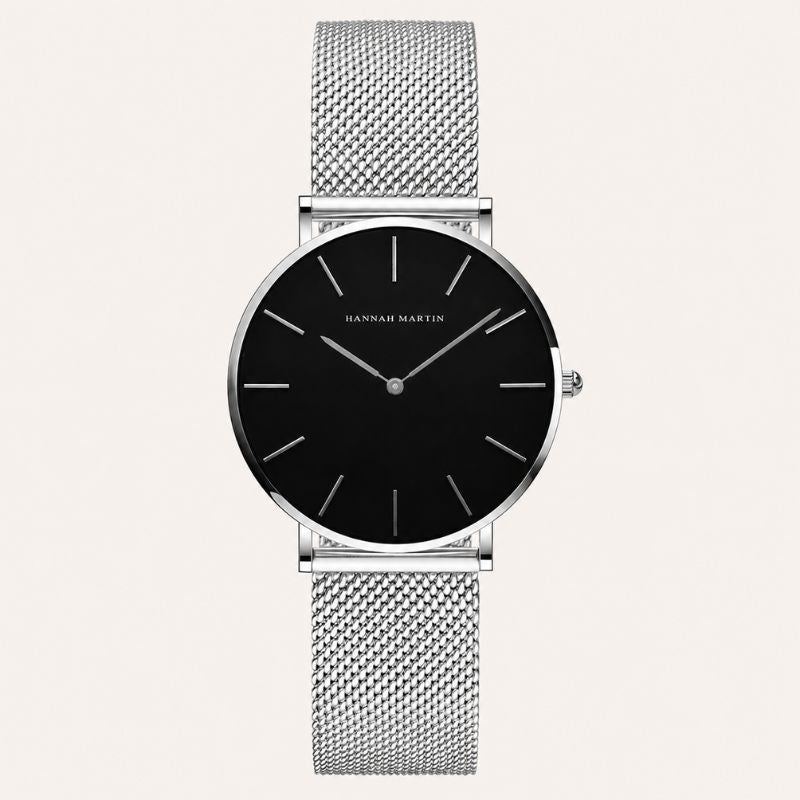 Minimalist Round Mesh Watch