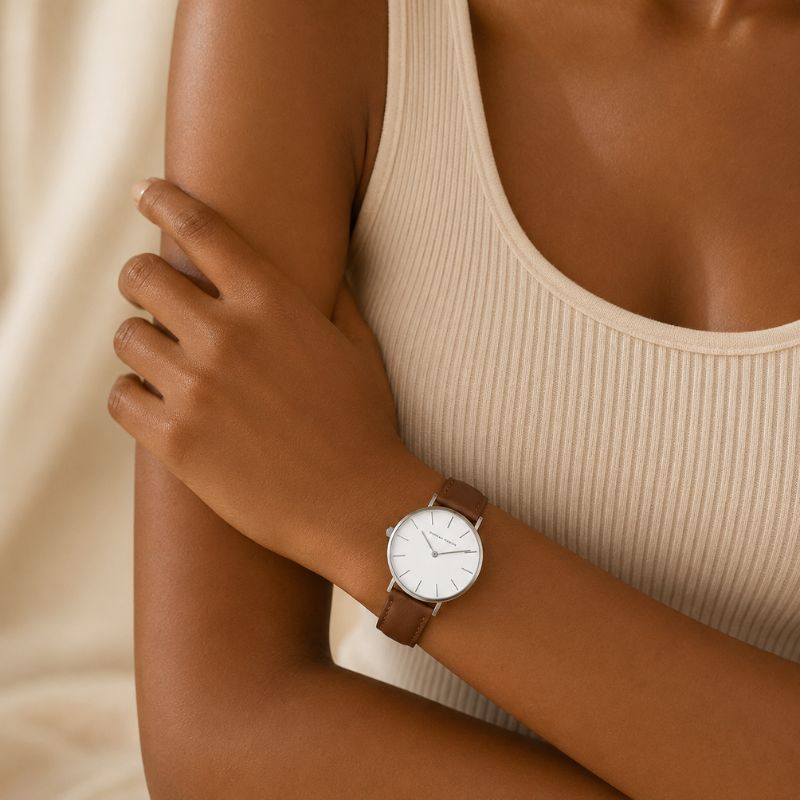 Classic Minimalist Leather Watch
