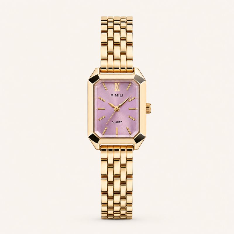 Crystal Women’s Watch with Emerald Dial