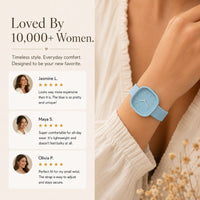 Pastel Square Silicone Watch